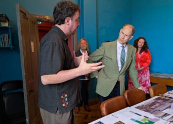 Ventnor welcomes Prince Edward for arts-focused royal visit