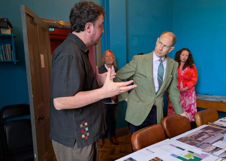 Ventnor welcomes Prince Edward for arts-focused royal visit
