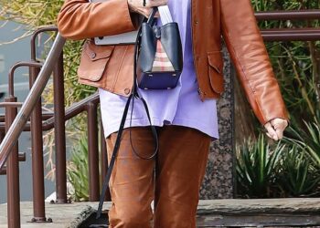 A veteran actress who previously starred with Harrison Ford in a cult classic looked incredibly youthful on a rare outing over the past weekend in Los Angeles