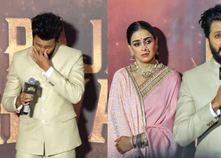 WATCH: Genelia Deshmukh Breaks Down, Riteish Deshmukh Also Gets Emotional At Raja Shivaji Trailer Launch