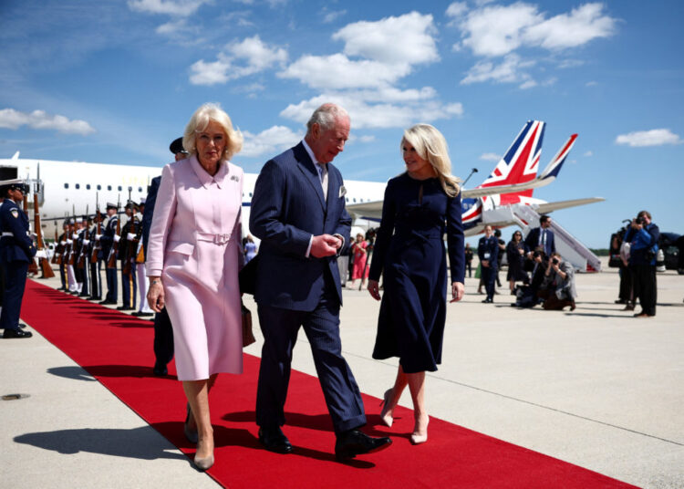 Britain's King Charles and Queen Camilla in the United States for state visit