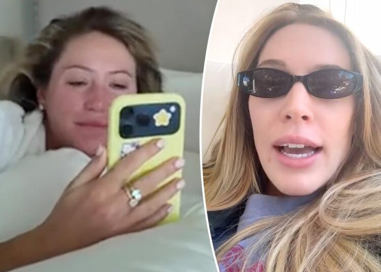 Watch the moment Alix Earle is shown Alex Cooper's brutal callout to air their 'beef'