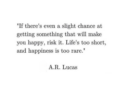Black and white typewritten quote