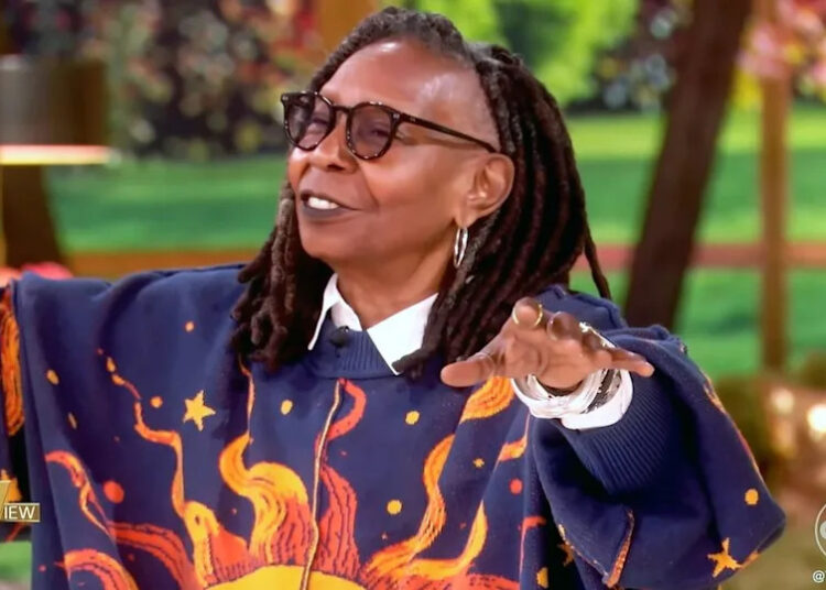 Whoopi Goldberg asks 'The View' audience to quiet down for John Legend interviewCredit: ABC