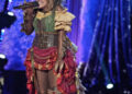 THE MASKED SINGER: REVEAL: Rachel Platten as Pangolin on "Semi-Finals" episode of THE MASKED SINGER airing Wednesday, Mar. 25 (8:00-9 PM ET/PT) on FOX. ©2026 Fox Media LLC. CR: Trae Patton/ FOX.