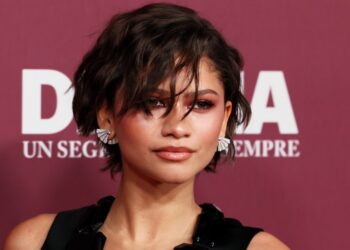 Zendaya Pairs Sheer Crop Top With Skirt Ahead of Movie Release