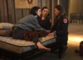 Gloria Cole as Sarah, Hanako Greensmith as Violet Mikami, Jocelyn Hudon as Lyla Novak — 'Chicago Fire' Season 14 Episode 18