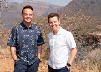 Ant and Dec, who started presenting ‘I’m a Celebrity... Get Me Out of Here!’ when they were 26, now look uncomfortable cracking puerile jokes. Photo: ITV