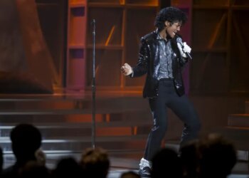 Jaafar Jackson as Michael Jackson in "Michael."