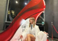 PAINTING THE town red in Tel Aviv: Irit Rahamim (L), socialite and luxury event producer (credit: OR GEFEN)