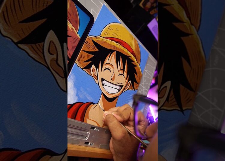 One Piece Drawing 😍 #shorts #art #drawing #onepiece