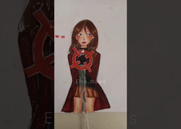 #fyp #illustration#analog illustration #anime #sketchbook #artist #creative #trend