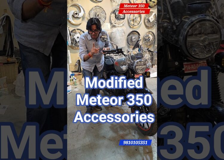 Meteor 350 Touring Accessories | Modified Meteor 350 | Royal Enfield Meteor 350 #royalenfield