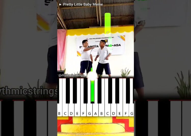 Pretty Little Baby Meme on Piano  | Filipino Boys Crack Up Mid-Song 😂 #shorts #viral