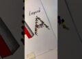 Letter “A”. BEGINNERS to LEGEND. #howtodraw #art #drawing #artist #shorts