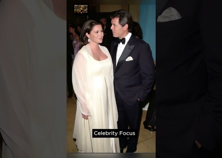pierce brosnan with his wife Keely shaye Smith enjoying #shorts #celebrity #hollywood