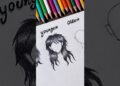 how to draw hair (baby to older)!🎨#shorts #art #drawing