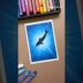 Easy Underwater Dolphin Drawing 🌊🐬 | Oil Pastel Art Tutorial for Beginners
