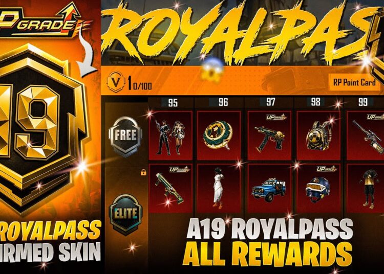 A19 Royal Pass All Confirmed Rewards | Upgradable Skin Confirmed | Free Rewards | PUBGM