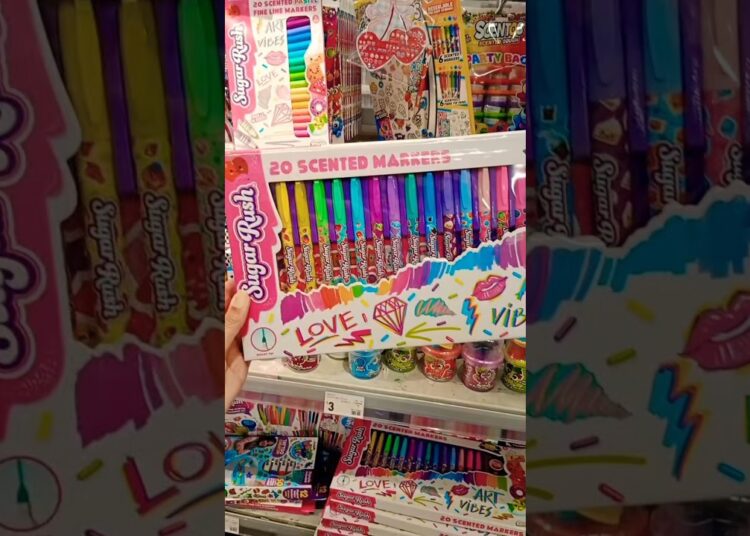 Scented Markers🌈 #cute #shorts #shortsfeed #stationery #fyp #trending #popular #artist #backtoschool