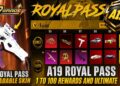 A19 Royal Pass Confirmed Upgradable Guns | 4.4 Update &  All Rewards And Cars | PUBGM