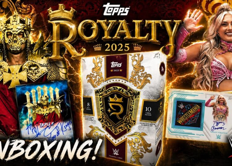 BIG HIT!! FIRST LOOK | WWE Topps Royalty 2025 Unboxing | Cardtricks UK