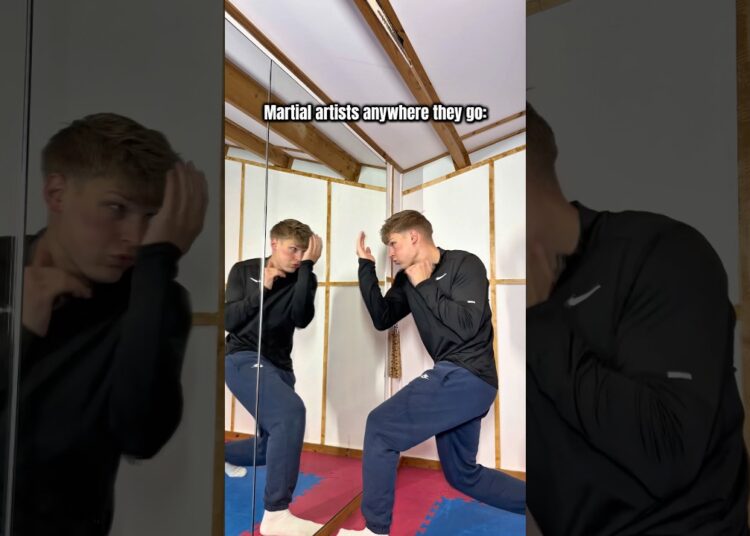 Martial artists ANYWHERE they go…
