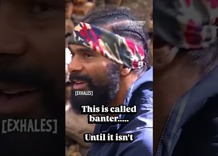 David Haye and Adam Thomas on I’m a Celebrity: When banter goes too far