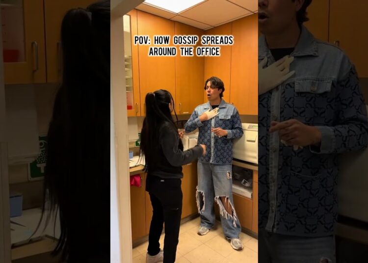 POV How gossip spreads around the office #dental #comedy #trending #dentist