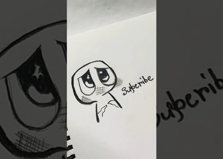 Cute Bored Drawing Part 3 😴✨ | Relatable Mood Art #shorts