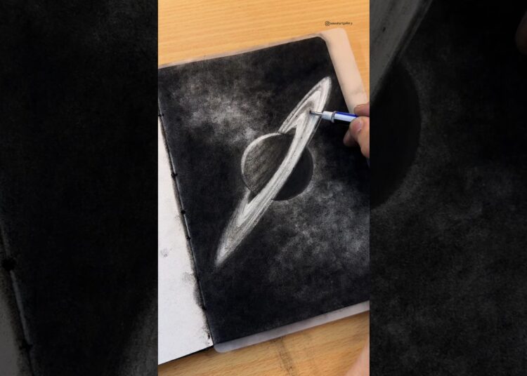 Simple drawing using charcoal powder ✨ #shorts