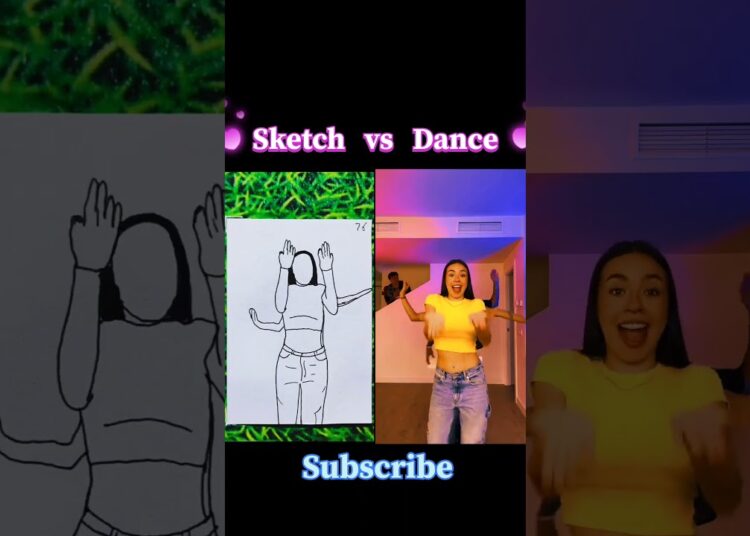 Luku Sketch vs Dance #art#dance#shorts#artist #viralvideo