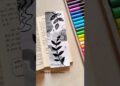 DIY boho bookmark painting 😱✨ | BM Art Creations #diy #shorts