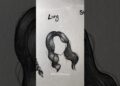 Hair drawing Braid,long,Short #howtodraw #art #drawing #artist #shorts