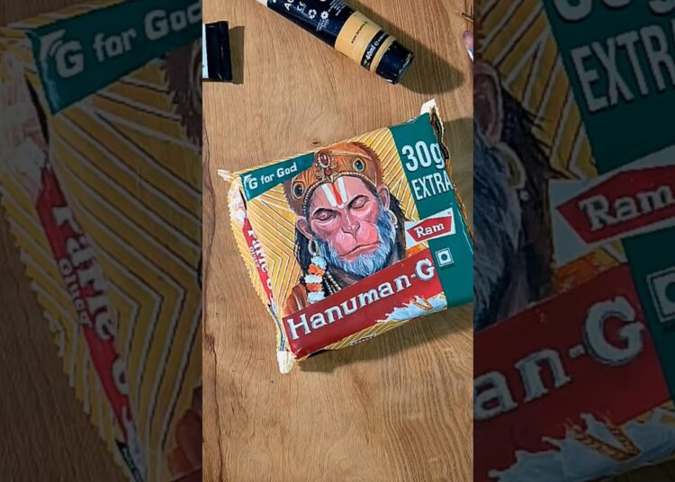 Parle-G ❌ Hanuman-G ✅😱/#art #shortsfeed #shorts #artlovers #artist #foryou