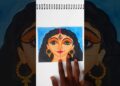 Maa Durga Painting 🌺#trending #maadurga #painting #shortvideo #art #viralshort