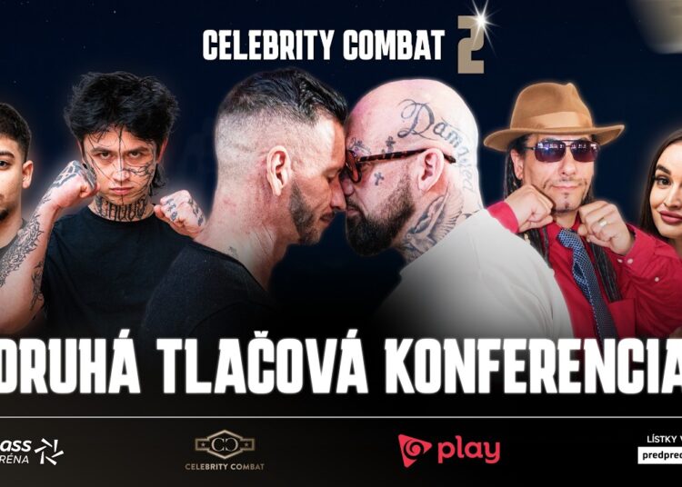 DRUHÁ TLAČOVÁ KONFERENCIA CELEBRITY COMBAT 2: Barón, Vlček, Desperado, Sivák, Klaudys a ďalší
