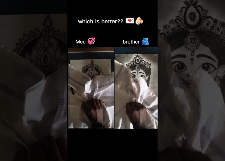 My vs my brother art🌸✨#shorts #brother #art#artwork #artist