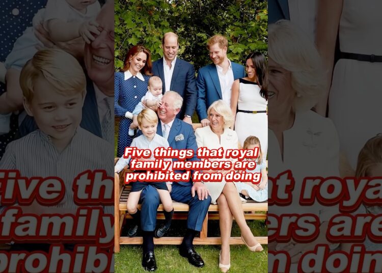 Five things that royal family members are prohibited from doing #philip #elizabeth #william #fyp