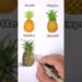 Drawing Pineapples #shorts #art #drawing #satisfying #artist