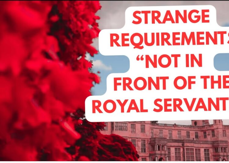 NOT IN FRONT OF THE “ROYAL”SERVANTS #history #royal #nostalgia