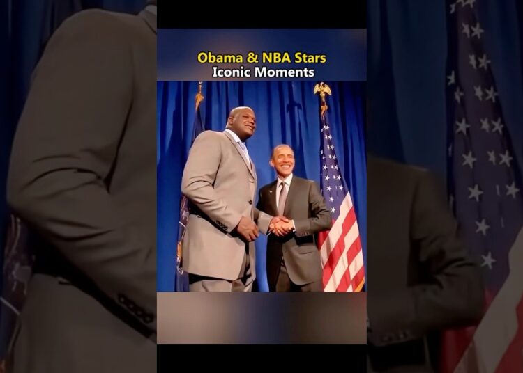 Obama & NBA Stars Iconic Moments.#obama #nba #funny #celebrity #youtube #fyp #usa #barackobama