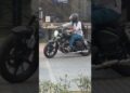 Royal Enfield Super Meteor 650 modified bobber