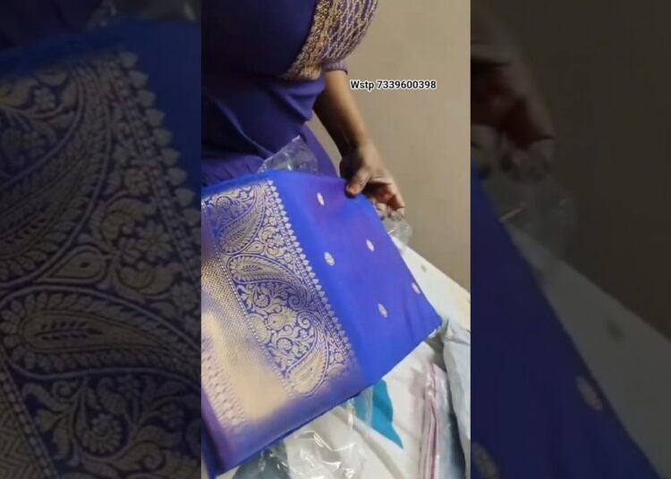 #unboxing #saree #royal #royalblue  #softsilk #mothersday #new #sarees #customer #feedback #video