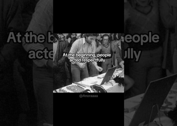 Art Performance Exploring Human Behavior by Marina Abramović #art #artperformance #performance