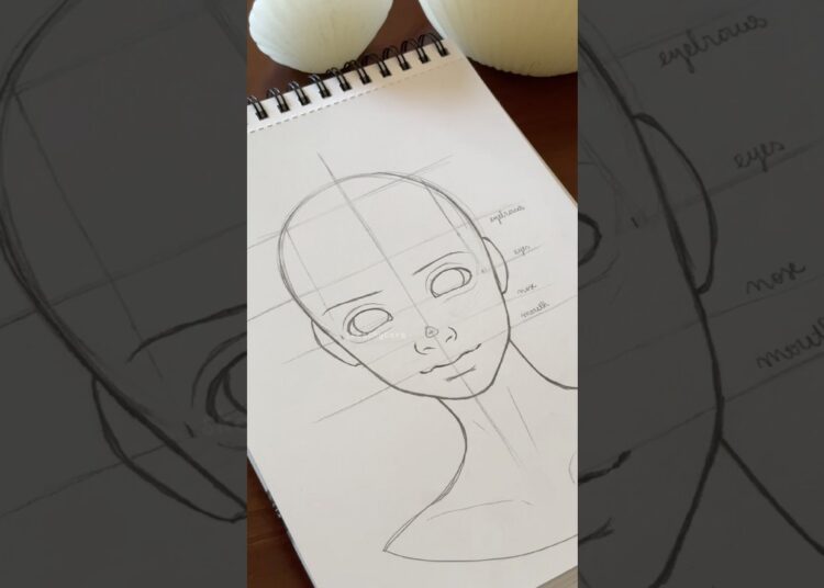 Head drawing tutorial #art #drawingprocess #drawing #pendrawing #sketch #artist