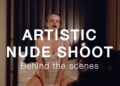 Art NUDE hotel photoshoot Kate. BTS workshop.