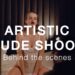 Art NUDE hotel photoshoot Kate. BTS workshop.