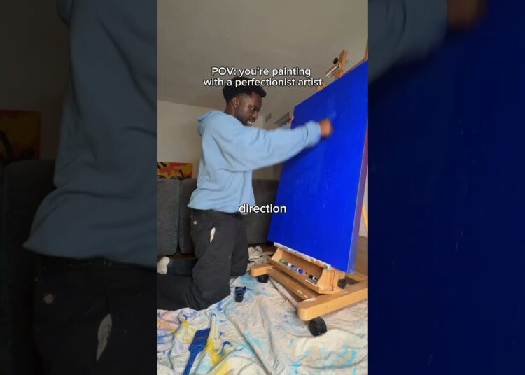 Artist Being Perfectionist #artist #artstudent #artschool #skit #relatable