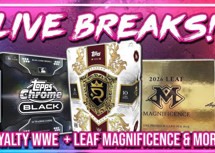 WWE ROYALTY RELEASE WEEKEND BREAKS!! | Plus Cosmic NBA & Chrome Black MLB & More!!! (RGL 5352-5364)